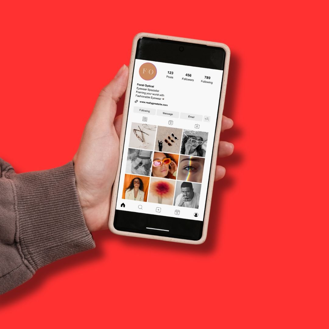 Mockup of Instagram Profile